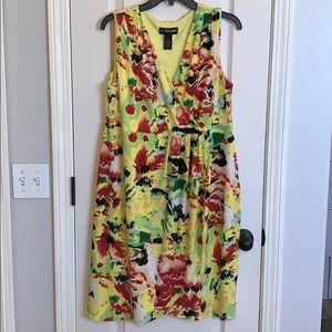 Lane Bryant Faux Wrap Dress Sz 14/16